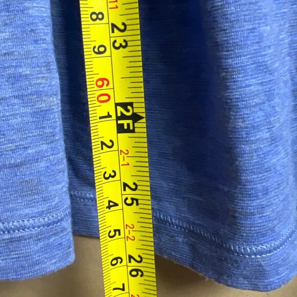 Lululemon Stop Drop & Squat Long Sleeve size 8 Heathered Blazer Blue - Picture 4 of 6